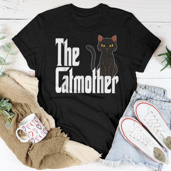 Cat Mother The Catmother Crazy Cat Mom Mama Women T shirt Seseable UK