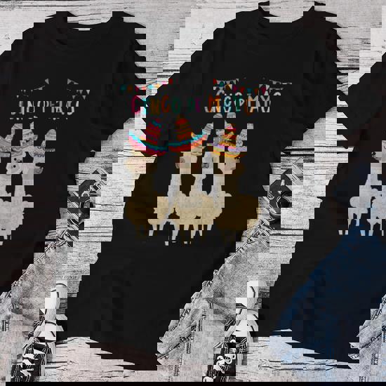 Llama Cinco De Mayo May 5th Party T-Shirt Llama Cinco De Mayo May 5th Party T-Shirt