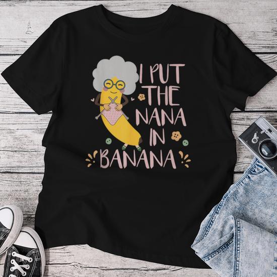 Grandma Nana Banana Women T shirt Monsterry