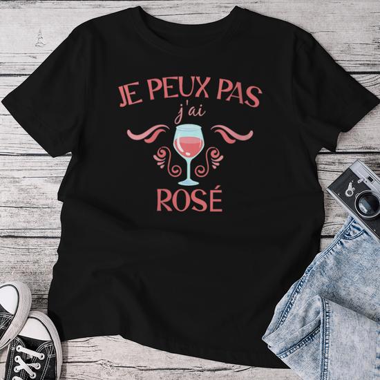 Débardeur Humour "Je Peux Pas J'ai Rosé" - Pour Amateur De Vin Rosé - Cadeau Drôle Apéro, été, Plage