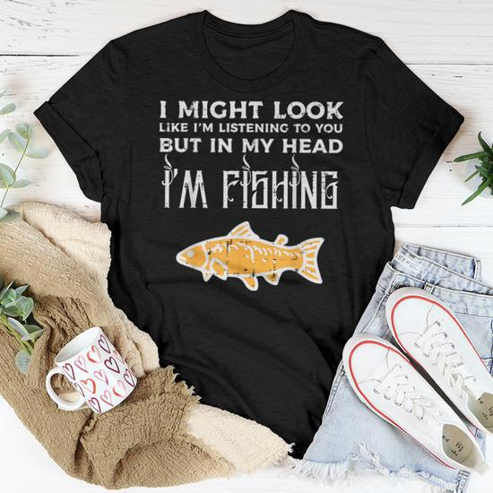 Might Look Like Listening Fishing Angler Kid Women T-shirt