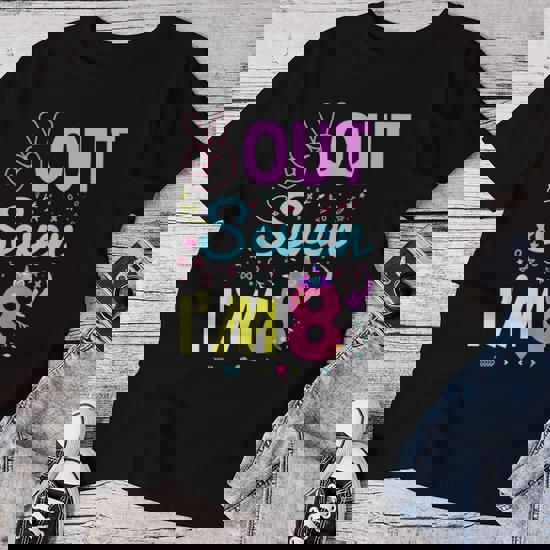 Peace Out 7 I'm 8 Years Old 8Th Happy Birthday For Boy Girl Women T-shirt -  Thegiftio UK