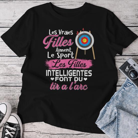 T-shirt Archery Girl - Design Tir à L'arc Pour Femmes, Cadeau Fan De Chasse Ou Compétition
