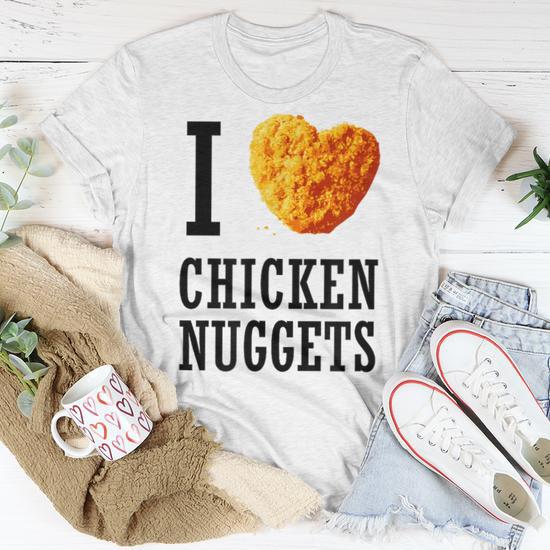 I love chicken nuggets t shirt online