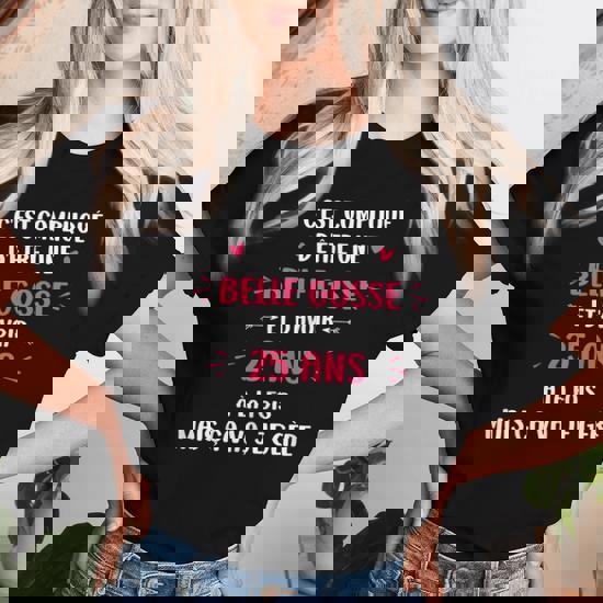 Bogosse 25 Ans Cadeau Humour 25e Anniversaire' T-shirt Homme