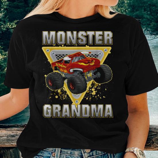 women's monster truck shirt