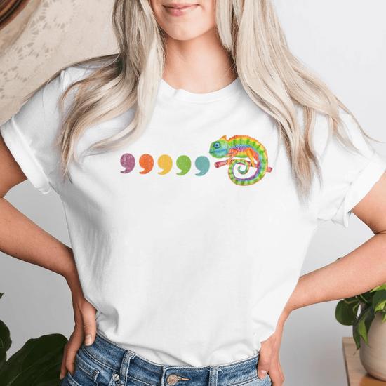 Women's Comma La Cat Print T-Shirt