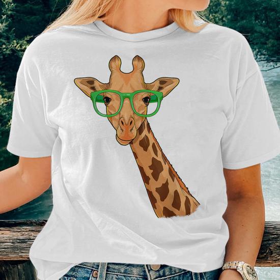 Giraffe African Safari Cotton Shirt