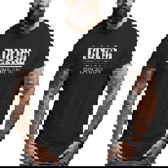 Mens Dad Bod Coming Soon New Father Baby Announcemnt Big and