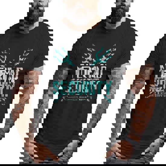 Mens Merdad Don't Mess With My Mermaid T Shirt Father's Day Shirt