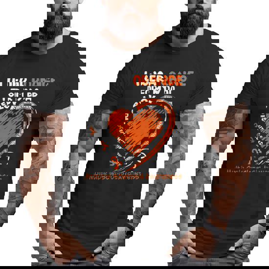 Multiple Sclerosis Ms Awareness Shirt: Support My Dad Tee Multiple Sclerosis Ms Awareness Shirt: Support My Dad Tee