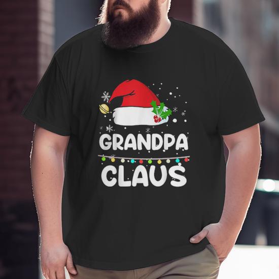 Big and tall on sale christmas t shirts