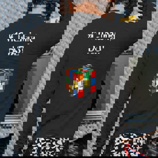 Cubing Dad Puzzle Cube Graphic Shirt