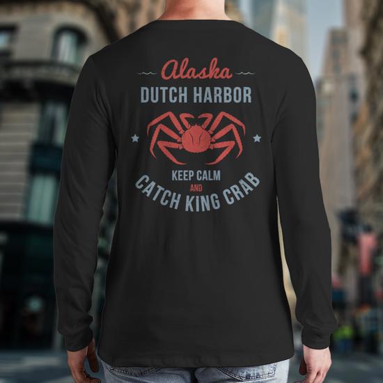 Dutch Harbor Alaska Crab Fishing Hooded Sweatshirt