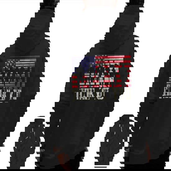 Veterans, Memorial Day & 4th Of July T Shirt: Thank You Flag Veterans, Memorial Day & 4th Of July T Shirt: Thank You Flag
