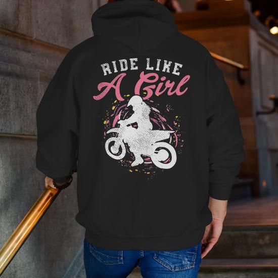 Motorcycle zip up hoodie best sale