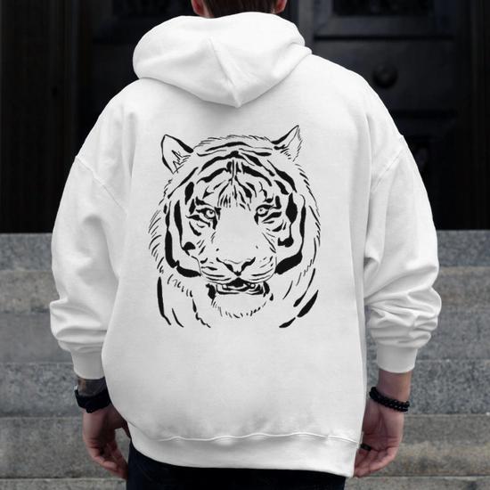 Tiger discount head hoodie