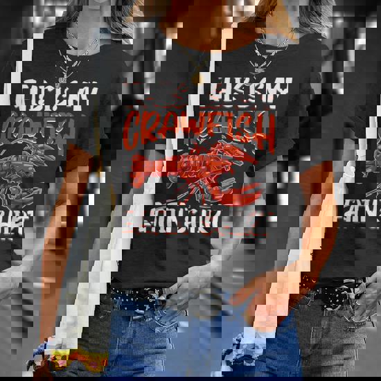 Crawfish T Shirt This Is My Crawfish Eatin' Shirt Cajun Boil Crawfish T Shirt This Is My Crawfish Eatin' Shirt Cajun Boil