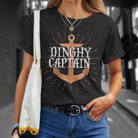 Dinghy Captain boating Sailing Crew T-Shirt - Monsterry CA