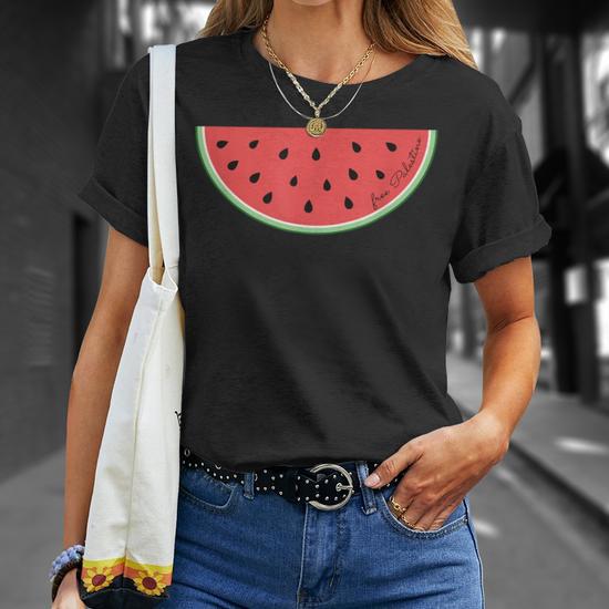 Sweat Free Palestine Vintage - Imprimé Pastèque Et Drapeau, Unisexe Taille S-XXXL