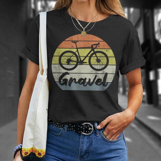 Gravel Bike Cyclocross Biker Racing Mtb Cycling Bike Vintage T-Shirt -  Monsterry