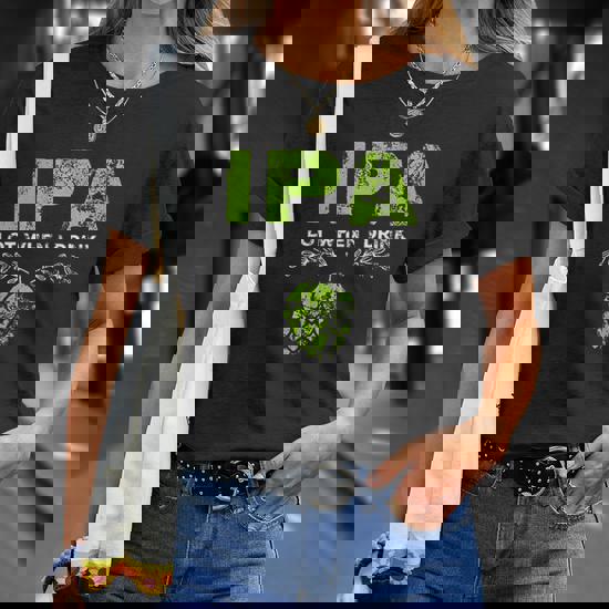 Ipa Lot When I Drink Funny Beer Drinker's Distressed T-Shirt Ipa Lot When I Drink Funny Beer Drinker's Distressed T-Shirt
