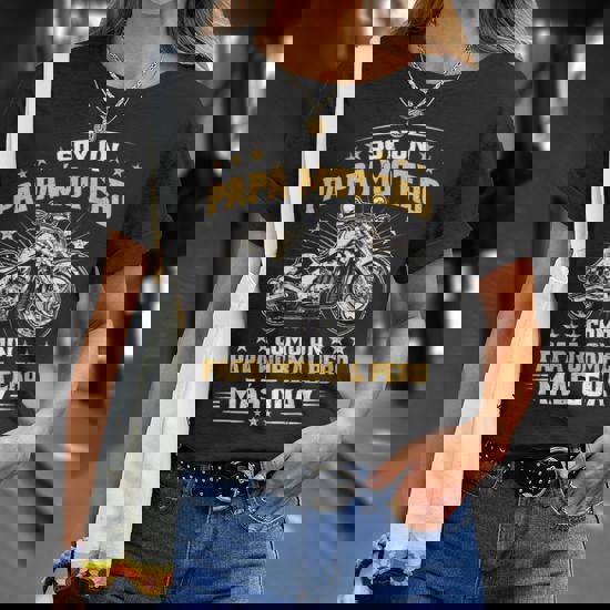 Maglietta Divertente Per Papà Motociclista | Cotone E Poliestere | Regalo Idea - Foto 6