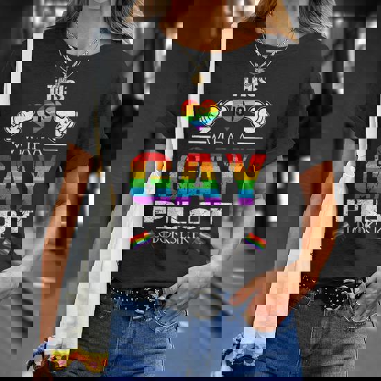 This Is What A Gay Pilot Looks Like Lgbt Pride T-Shirt This Is What A Gay Pilot Looks Like Lgbt Pride T-Shirt