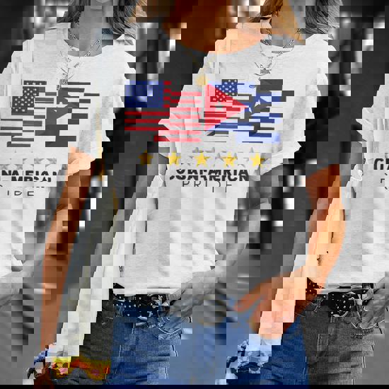 Cuban American Pride Patriotic T-Shirt - Usa & Cuban Flags Cuban American Pride Patriotic T-Shirt - Usa & Cuban Flags