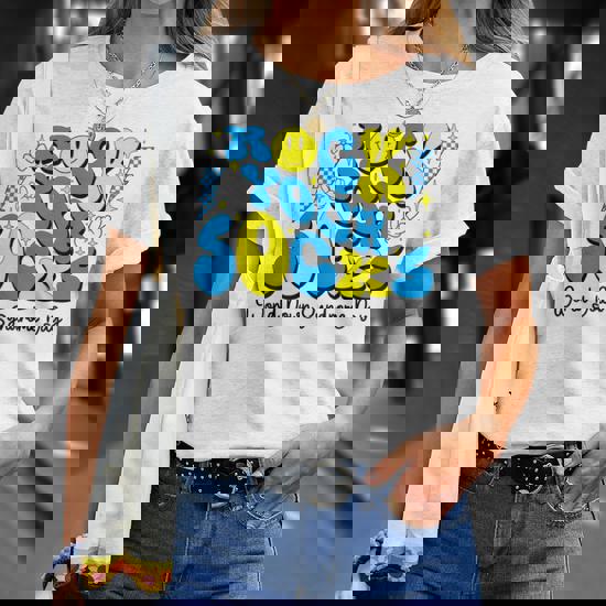 Rock Your Socks World Down Syndrome Awareness Gift T-Shirt Rock Your Socks World Down Syndrome Awareness Gift T-Shirt