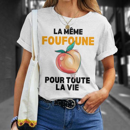 T-Shirt EVG Futur Marié Humour - Le Même Minou Pour Toute La Vie - Enterrement Vie Garçon