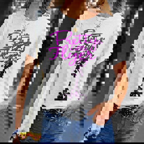 Pretty Little Flyer - Funny Cheerleading Squad T Shirt Pretty Little Flyer - Funny Cheerleading Squad T Shirt