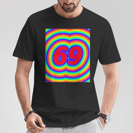 69 The Number 69 Sixty Nine Numbers T-Shirt - Monsterry