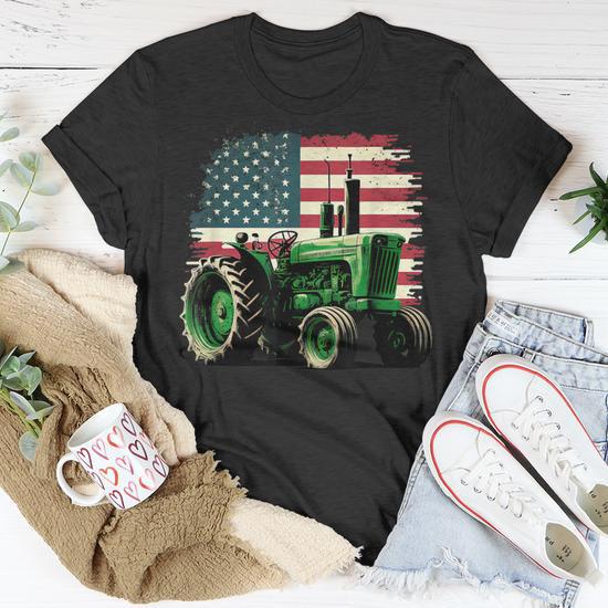 John deere american flag shirt best sale