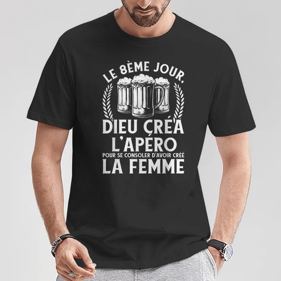 Chemise plus humide qu'une huître, t-shirt graphique rétro