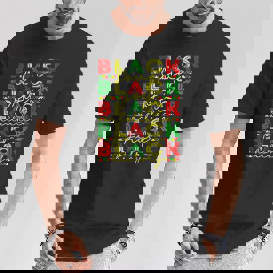 Black History Love Joy Pride African American T-Shirt - Monsterry