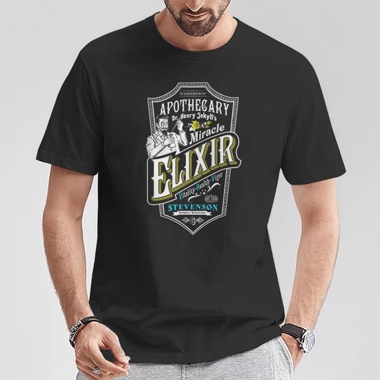 Dr Jekyll Apothacary Mr Hyde Jekyll And Hyde T-Shirt - Monsterry
