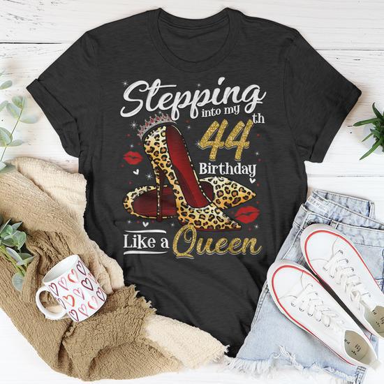 High Heels Stepping Into My 44Th Birthday 44 And Fabulous T Shirt Monsterry