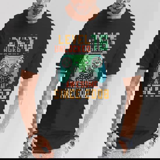 Level 16 Unlocked - 16 Year Old Gamer Funny Birthday T-Shirt Level 16 Unlocked - 16 Year Old Gamer Funny Birthday T-Shirt