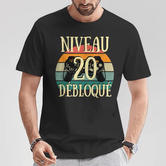 Tee fashion shirt anniversaire 20 ans