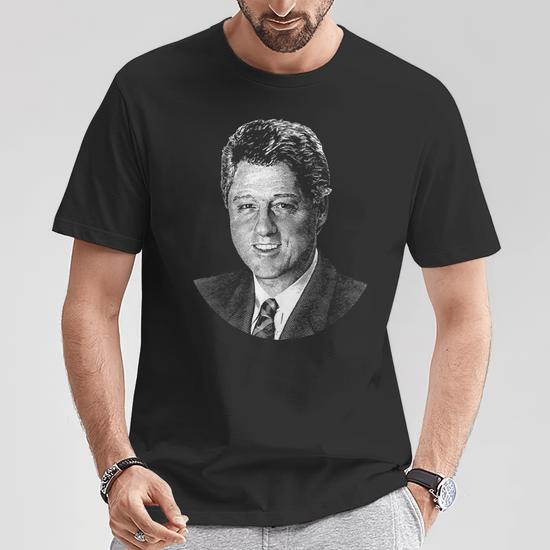 bill clinton dress shirt Bill Clinton in blue dress shirt, hoodie, sweater, long sleeve and tank top