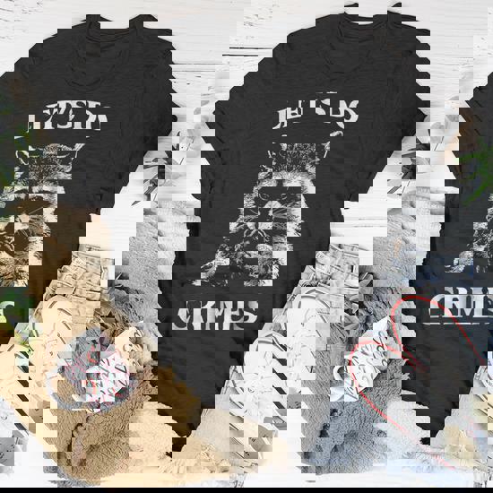 Raccoon Trash Racoon Let's Do Crimes Cute Animals Men T-Shirt | Seseable CA