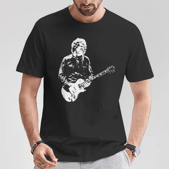 Retro Graphic Gary Moore Art T-Shirt - Thegiftio