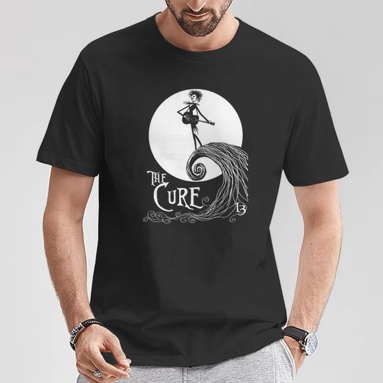 T-Shirt de luxe homme - T-Shirt Amiri en coton bleu et écritures blanches sur la poitrine