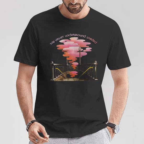 Maglietta Uomo The Velvet Underground Loaded 100% Cotone Biologico - Stampa Vintage Anni '70