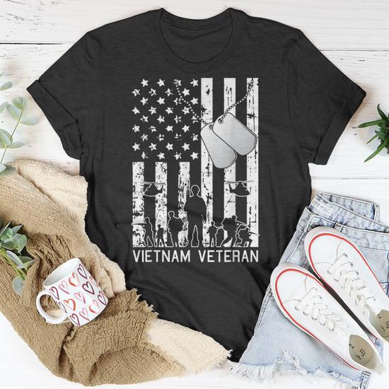 American flag shirt vietnam best sale