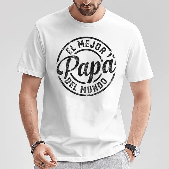 El Mejor Papa Del Mundo Camisa Para Papa Dia Del Padre Dad T Shirt Monsterry