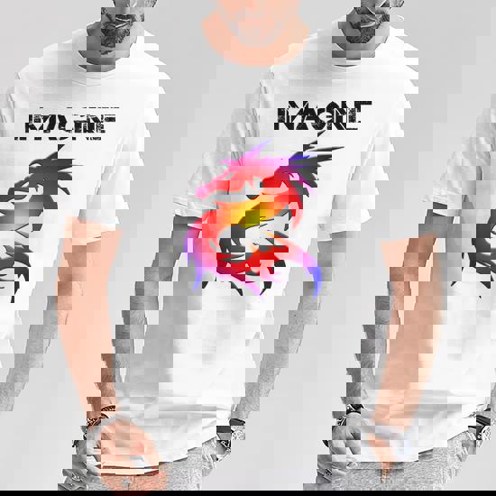 Imagine Fantasy Dragon Style T-Shirt Great For Gift Imagine Fantasy Dragon Style T-Shirt Great For Gift