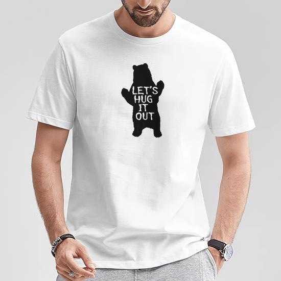 Lets Hug It Out Funny Bear Hug Tee T-Shirt - Thegiftio