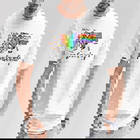 Pride Lgbt Playera Orgullo Gay Bandera Del Arco Iris Matrimonio